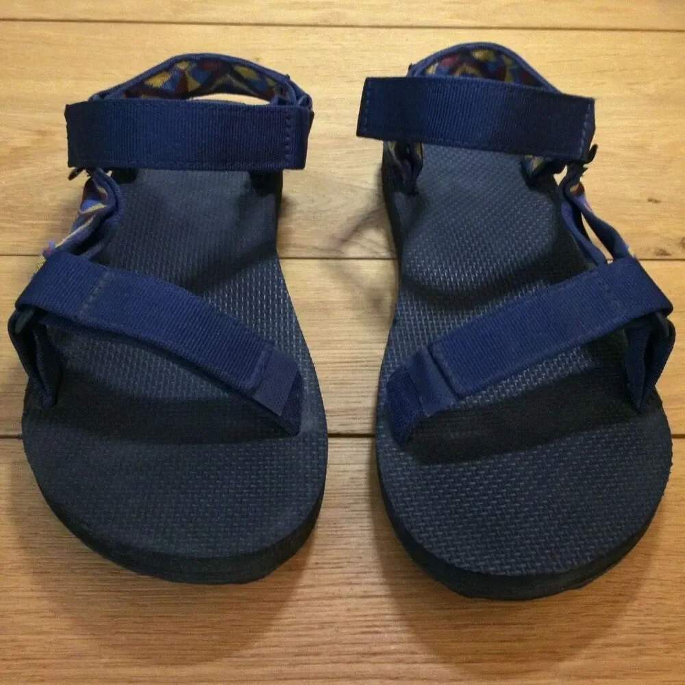 Teva Original Universal sandal blue geometric 